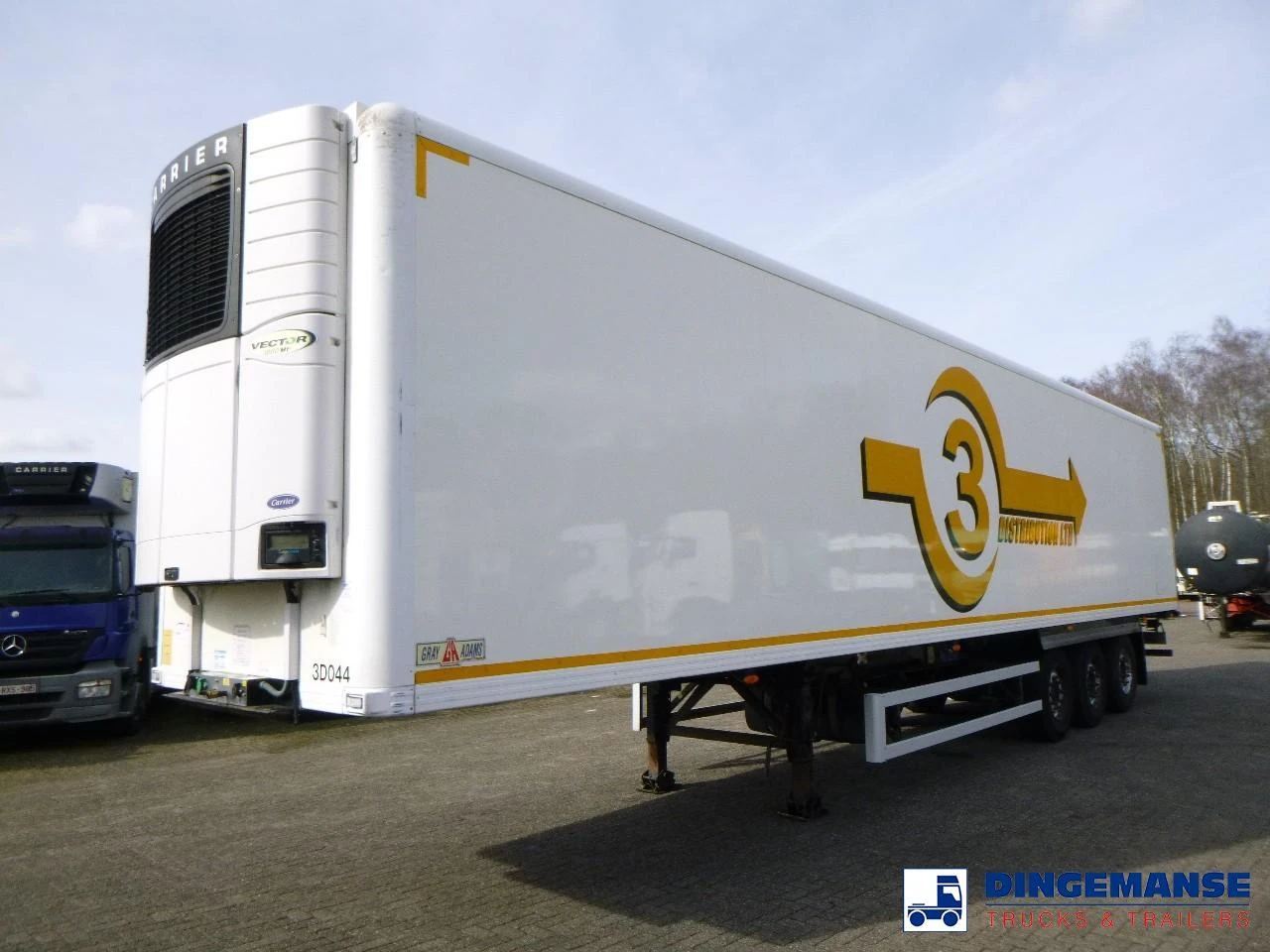 Gray & Adams Frigo trailer + Carrier Vector 1850 MT 2012 imagen 1