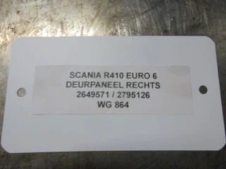 Scania - 2649571 // 2795126 DEURPANEEL SCANIOA R 410 EURO 6 MODEL 2020 изображение 3 миниатюра