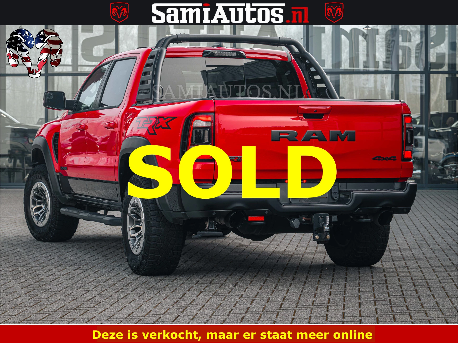 Dodge Ram Pick-Up 2023 - TRX HELLCAT | 6.2 V8 702PK | FLAME RED | BOM VOL | CARBON | RAMBAR | HUD | LPG | BEAD-LOCK WHEELS | immagine 40