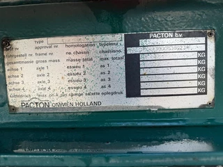 Pacton 20 Ft. Container Kipper, Full Steel Suspension, Fully self Support 1996 - N/A bild 20
