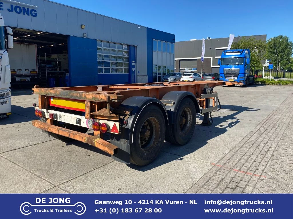 Van Hool 1993 - / 20 FT Container Chassis / Drum Brakes immagine 1