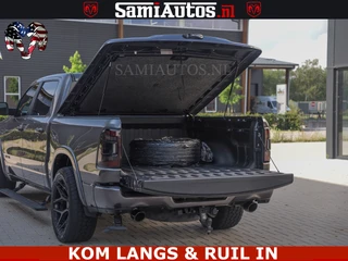 Dodge Ram Pick-Up 2023 - LIMITED NIGHT 5.7 V8 402PK | HUD | 4PL WHEELS | LUCHTVERING |OPEN UILAAT KLEP | BOM VOL | GRANITE CRYSTAL | DC | obrazek 37