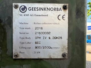 GEESINK NORBA N/A 2016 - GPM IV 20H25 obrazek 3