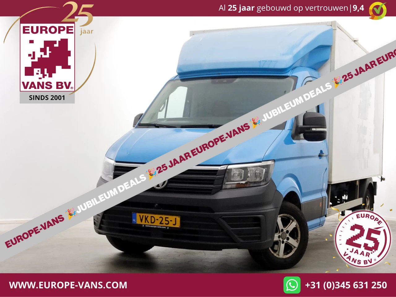 Volkswagen Crafter 2021 - 35 2.0 TDI E6 Bakwagen met achterdeuren 2-Persoons 04-2021 изображение 1
