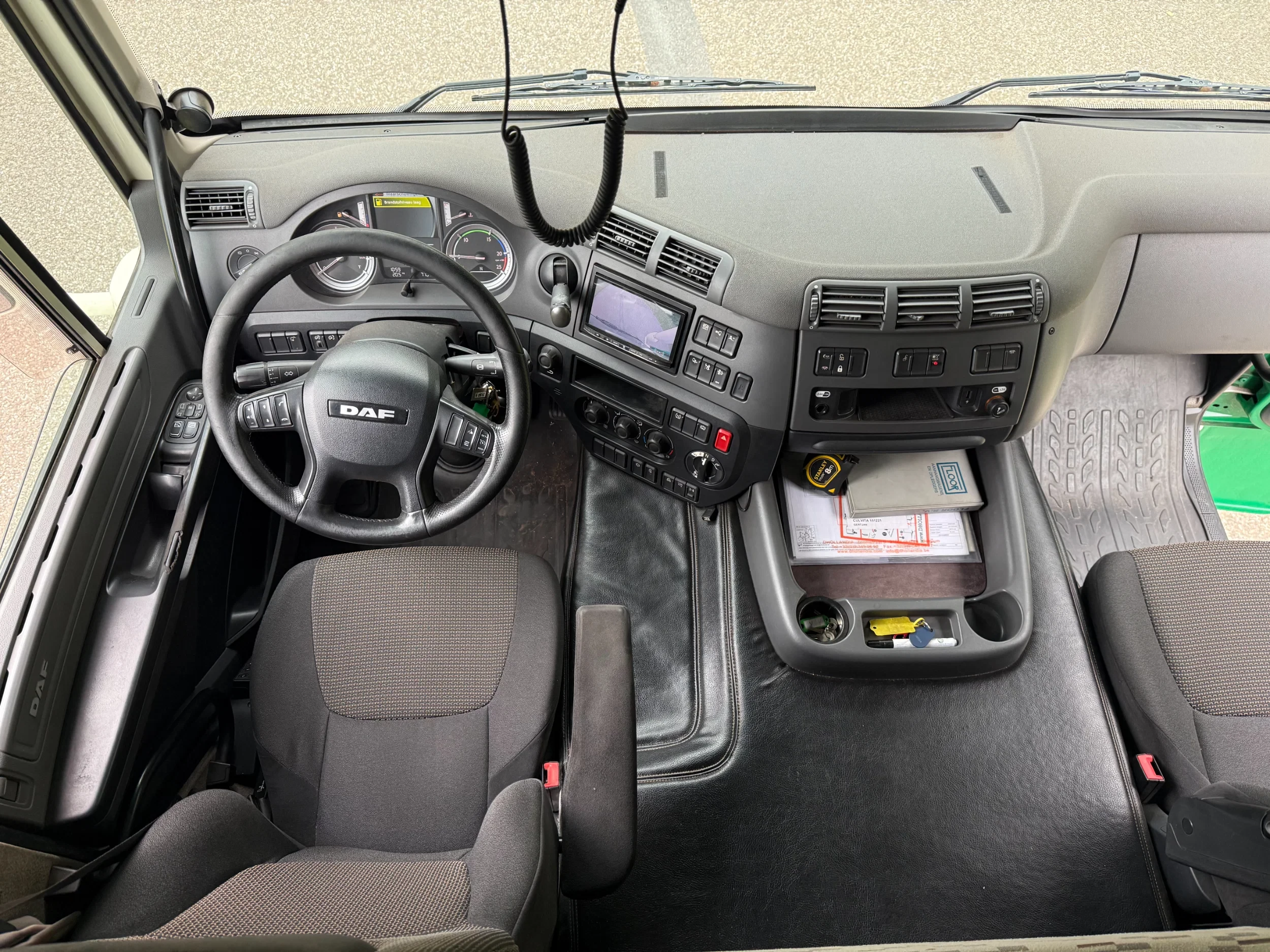 DAF CF 440 2016 - CF440 6X2 Bakwagen met 2 assige Floor schamel aanhangwagen NIEUWSTAAT afbeelding 26