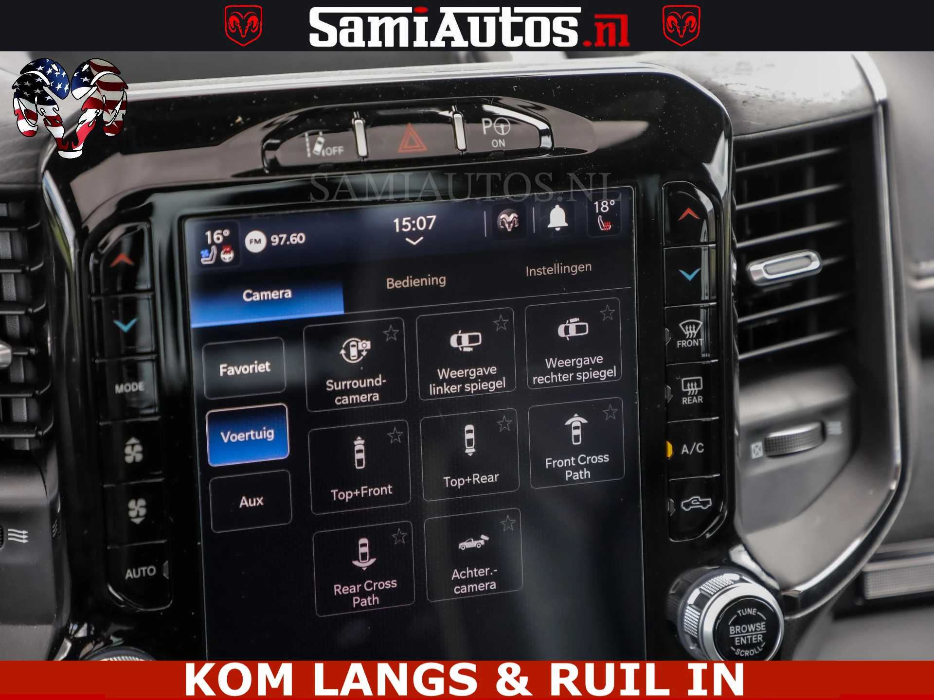 Dodge Ram Pick-Up 2024 - LIMITED HULK | 5.7 V8 402PK HEMI | RAM VOL | HUD | LUCHTVERING | PANO | MWK KLEP | DC | 5 PERS | afbeelding 42
