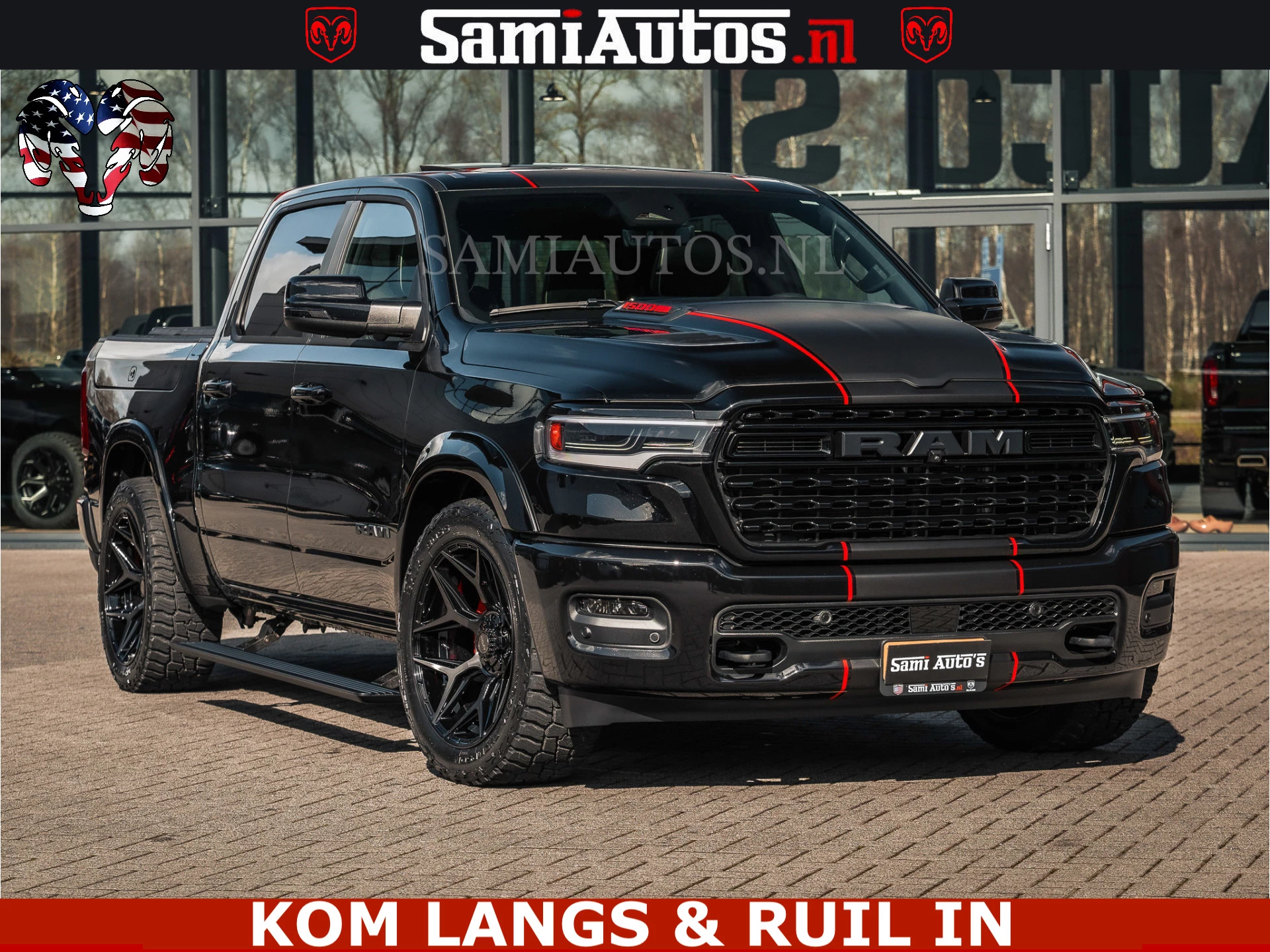 Dodge Ram Pick-Up 2024 - HULK Pack | Limited Night H.O 540HP 706Nm | Massage + Full Option | De Meest Luxe en Volle in zijn Klasse | Hulk Pack is meer prijs | Bild 3