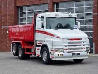 Scania T 2004 - T124-470 6x2 - Tipper - Manual gearbox - Full steel - Robson Drive - New Engine - Torpedo/Hauber imagen 2