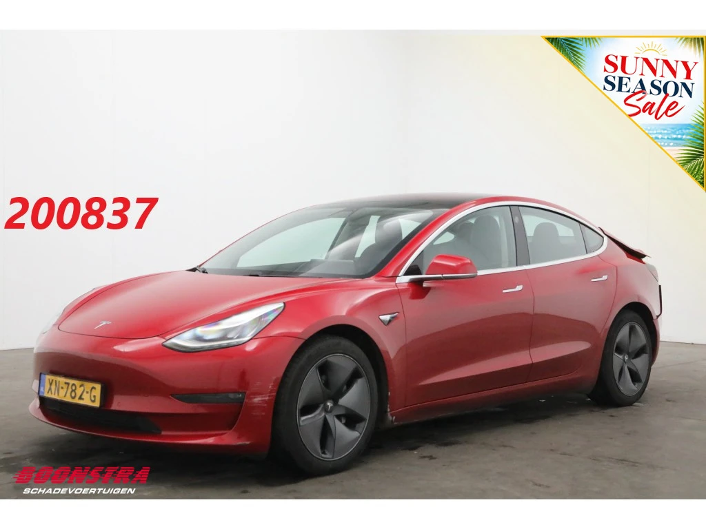 Tesla Model 3 2019 - Long Range AWD Fahrbereit! 75 kWh Pano LED ACC Leder AHK image 1