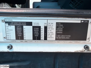 Scania G 2013 - 480 6x2, EURO 5, Retarder, 1 Comp. 15000 L bild 7