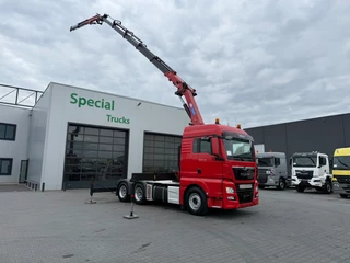 MAN TGX 2017 - 28 .460 6x2-2 BLS / Euro 6 / HMF 3220K-RC K5 + FJ1000 K2 te koop