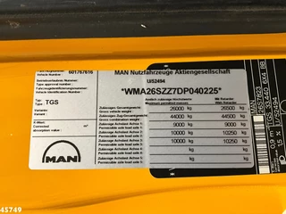 MAN TGS 2012 - 33.440 6x4 ZF Intarder Manual Full steel 21 Ton haakarmsysteem image 16