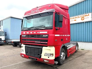 DAF XF 95.480 2006 - SPACECAB (EURO 4 / ZF16 MANUAL GEARBOX / ZF-INTARDER / FULL SPOILERSET / SIDE SKIRTS / FRIDGE UNDER BED / AIRCONDITIONING) MX-BRAKE / ETC.) for sale