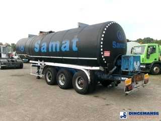Fruehauf Bitumen tank inox 31 m3 / 1 comp + mixer & engine 1990 imagen 3 miniatura