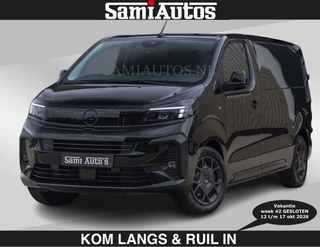 Opel Vivaro 2024 - BLACK OPS | GEHEEL COMPLEET | €27950,- excl | HOUTEN VLOER EN WANDEN | 3 PERSOONS | 2 DELIG ACHTER DEUREN | LADE SCHUIF BAK | 2.0D 180 PK S&S L2 H1 | te koop