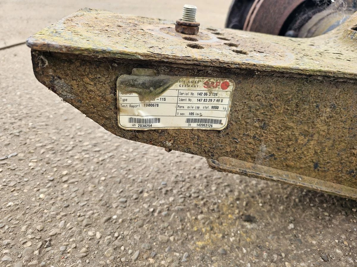 SAF B19-19W | TRAILER AXLE SINGLE TIRE | DISC. 2007 obrázek 6