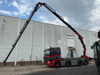 DAF CF 85.460 2011 - 8X2 + YEAR 2016 HMF CRANE 2620-K4 + FLYJIB + WINCH + REMOTE изображение 4