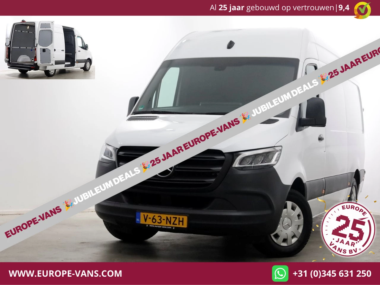 Mercedes-Benz Sprinter 2020 - 315 CDI 150pk RWD 9G-Automaat L2H2 LED/Airco/Camera 12-2020 immagine 1