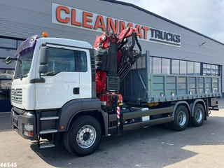 MAN TGA 2007 - 26.320 6x4 Full Steel Manual Fassi 45 Tonmeter laadkraan + Fly-jib Just 32.717 km! afbeelding 2 miniatuur