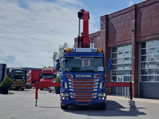 Scania R 2013 - R560 V8 8x4*4 - HIAB 244 K5 Crane / Kran / Grua with remote - Steering axle - Full air obrazek 4