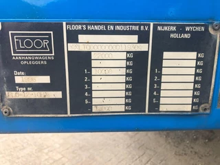 Floor N/A 1996 - FLO-12-10HA 1 As Oplegger Gesloten, OD-50-VD изображение 13