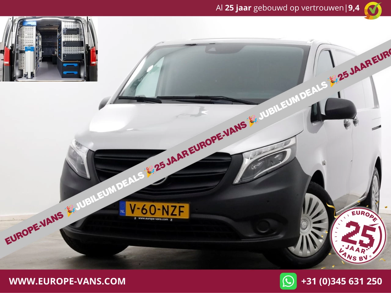 Mercedes-Benz Vito 2022 - 114 CDI 136pk Compact 9G Automaat 2x Schuifdeur/LED/Camera/Inrichting 09-2022 obrázek 1