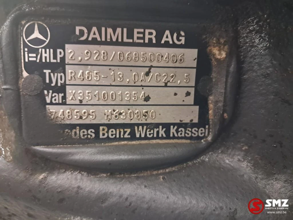 Mercedes-Benz 2014 - Occ differentiëel R485-13,0/C22,5 i=2,928 Mercedes afbeelding 6