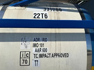 UBH INTERNATIONAL N/A 2001 - 20FT ISO 22.500L / 3 comp (3x 7.500L) / IMO-1 / T7 / 22T6 / 2.5Y+CSCS-test: 09-2028 zdjecie 18