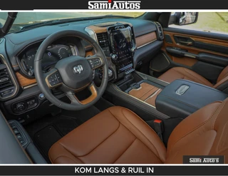 Dodge Ram Pick-Up 2024 - LONGHORN BRUIN LEDER 5,7L V8 HEMI | VIRTUAL | HEAD | PANODAK | LUCHTVERING | BOM VOL | DC | 402 PK | afbeelding 3 miniatuur