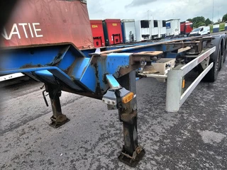 Van Hool 3B2018- 40 FOOT 2 X 20 FOOT CONTAINER CHASSIS, MB DISC. TUV APK 07-11-2026 2007 - N/A zdjecie 26