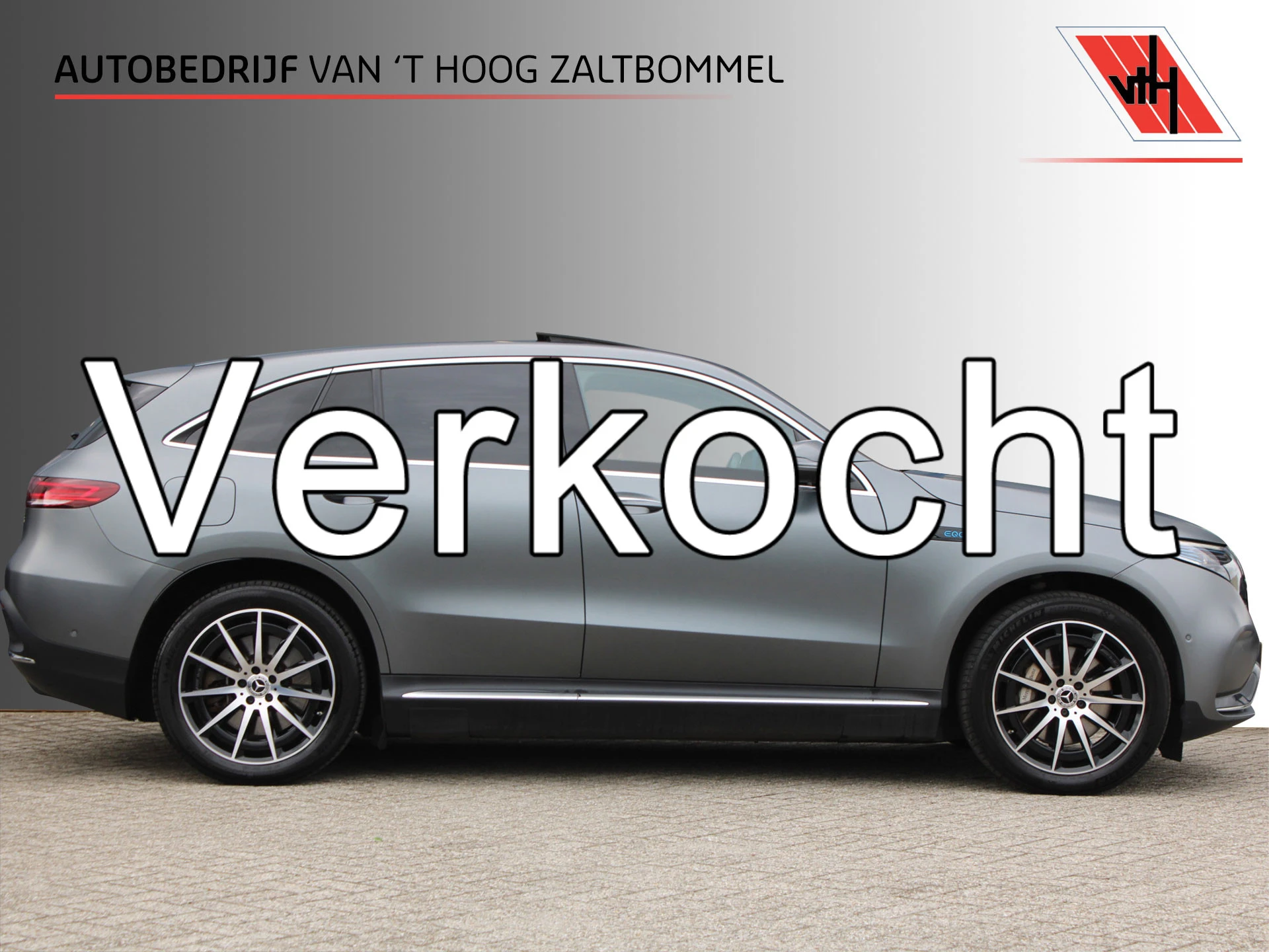 Mercedes-Benz EQC 2022 - 400 4MATIC 81kWh AMG <<MAGNO GREY>> SCHUIFDAK MEMORY HEAD-UP 360-CAMERA TREKHAAK afbeelding 1