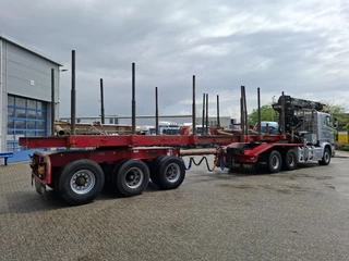 Scania R 2016 - R580 V8 / LOGGING TRUCK / 6X4 / RETARDER / 2XBIG AXLE / PALFINGER EPSILON S270L83 / 20METER / 431534 KM / DIEBOLT 3AXLE TRAILER / AUTOMATIC / EURO-6 / 2016 imagem 11