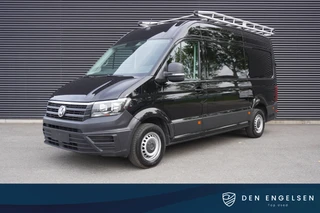 Volkswagen Crafter 2022 - 140pk L3H3/L2H2 Navigatie Airco Apple Carplay Imperiaal Werkplaats inrichting 3-Zits te koop