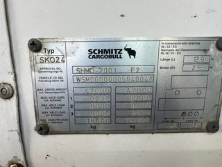 Schmitz Cargobull N/A 2008 - SKO24 / SAF DISC / 2x LIFTAXLE / GALVANIZED / NL-TRAILER / DAMAGED zdjecie 40