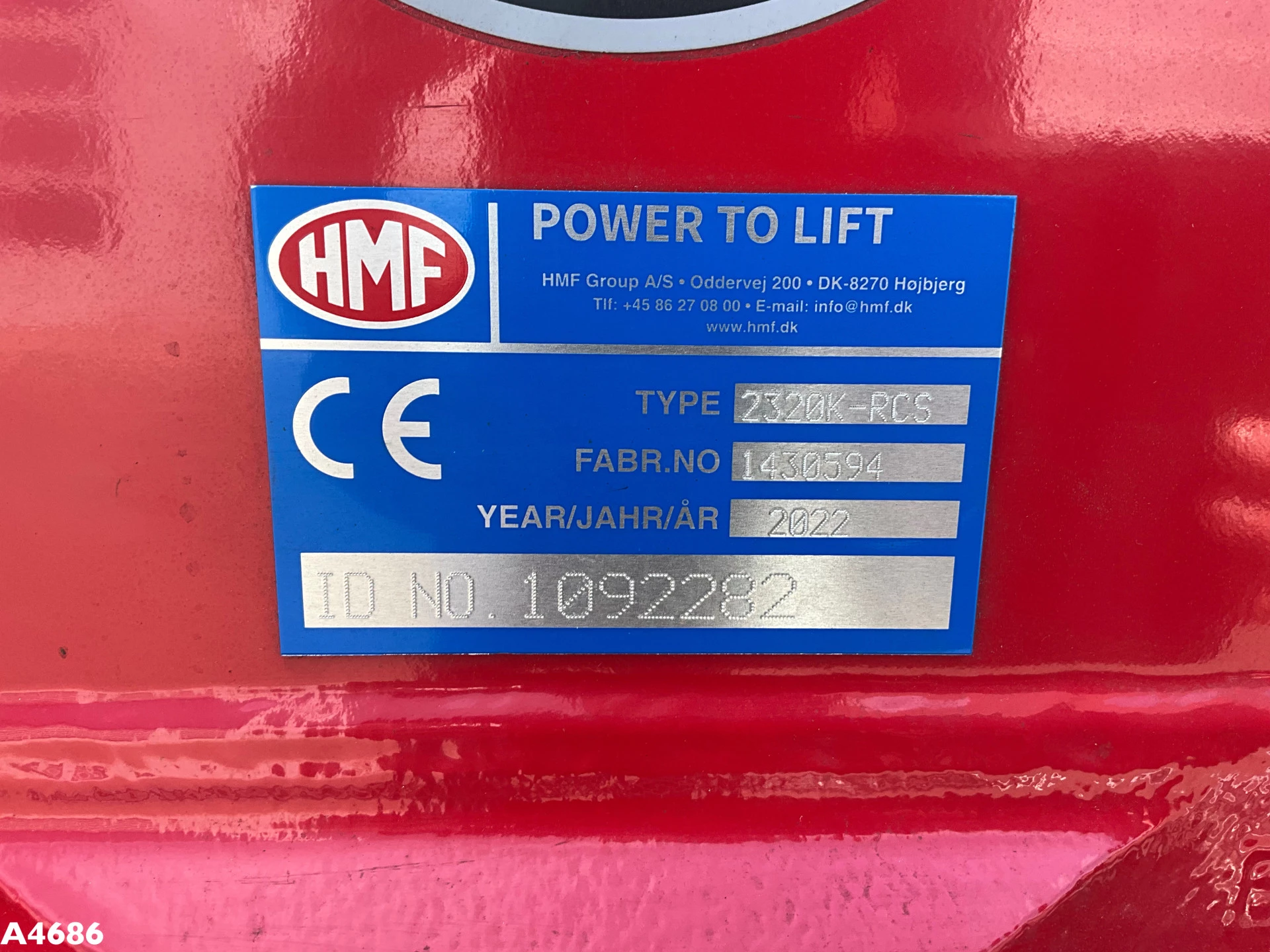 HMF 23 Tonmeter laadkraan NEW & UNUSED! 2022 afbeelding 9