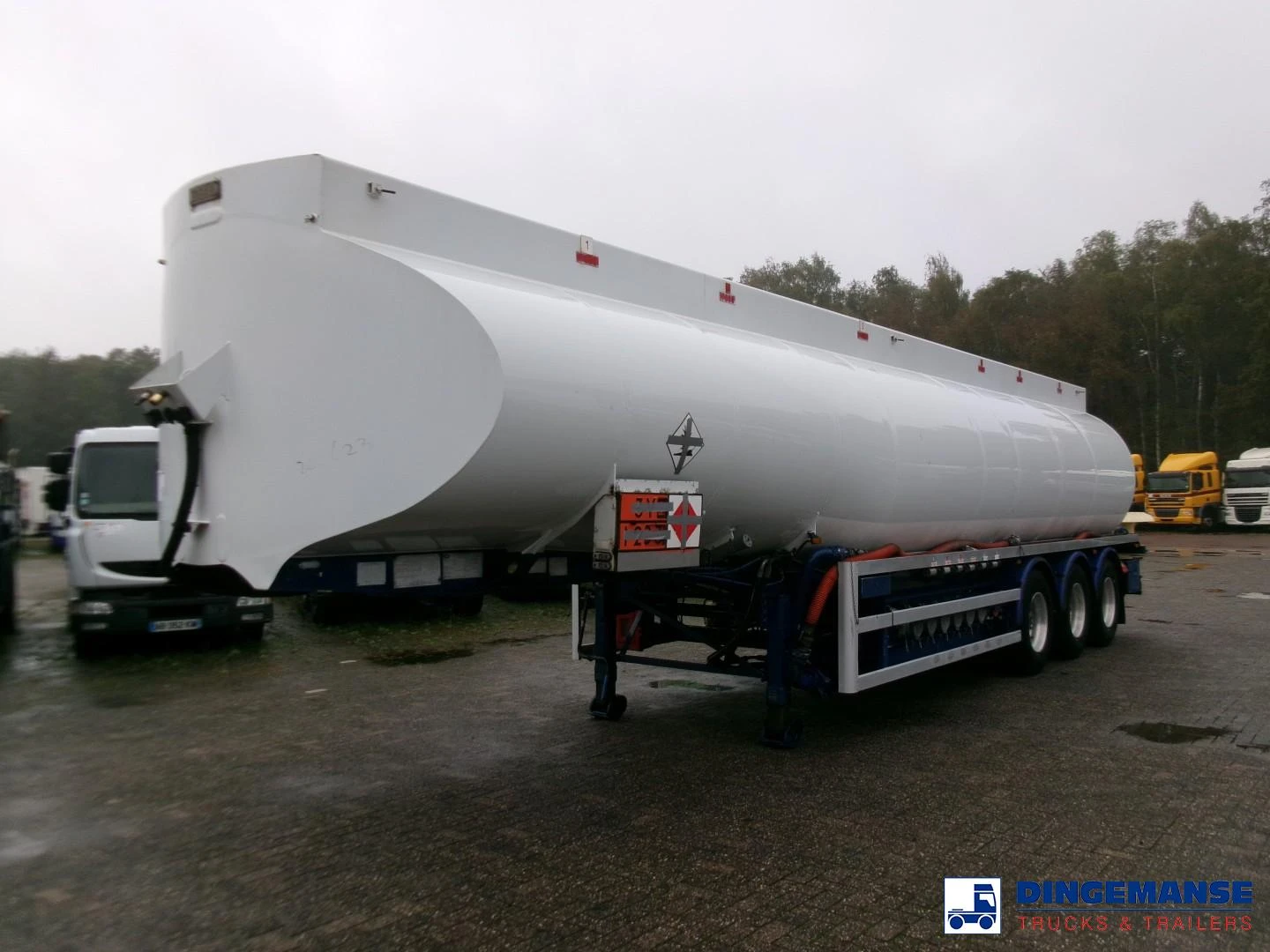 Heil / Thompson Fuel tank alu 45 m3 / 6 comp + pump / ADR 13/12/2023 2006 imagen 1