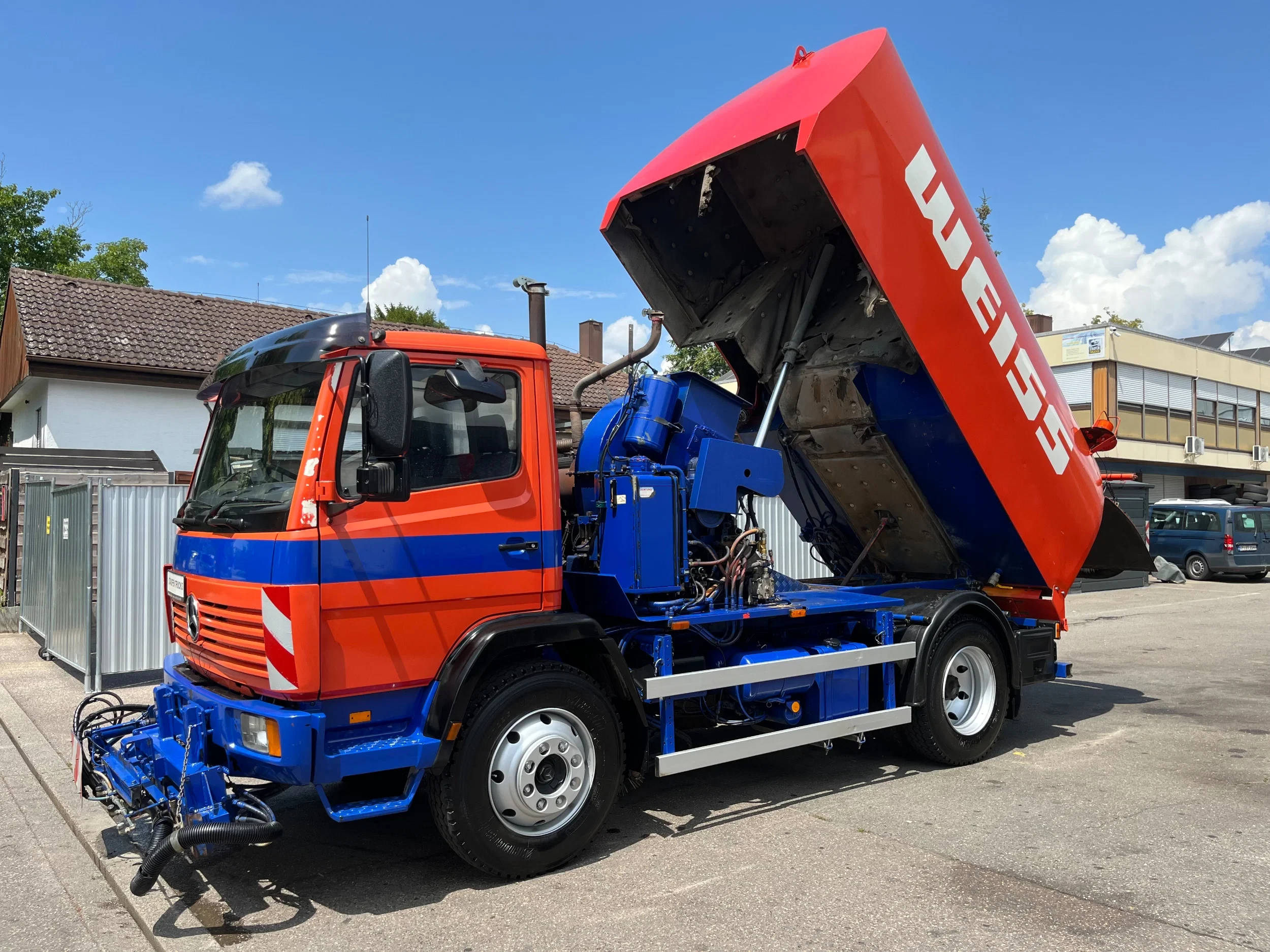 Mercedes-Benz 1317 2000 - KO, Kehrmaschine, Straßenreiniger, selbstf. Arbeitsmaschine afbeelding 5