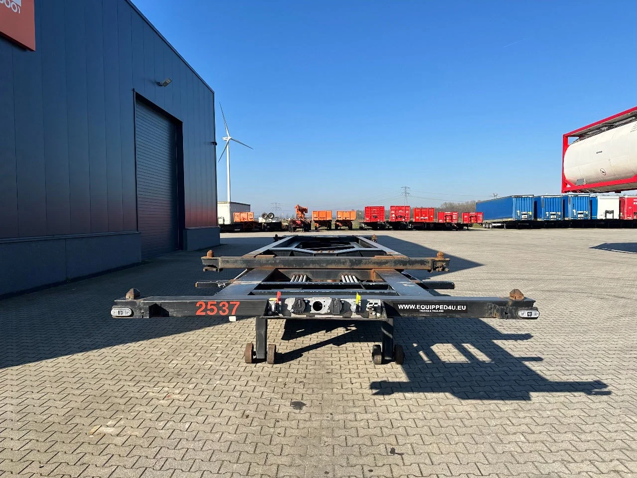 Van Hool 2003 - 20FT Tipping-chassis (20 degrees tipping angle, 24V operated) / ADR (EX/II, EX/III, FL, AT) / SAF discbrakes / 2 liftaxles / NL-chassis obrázek 11