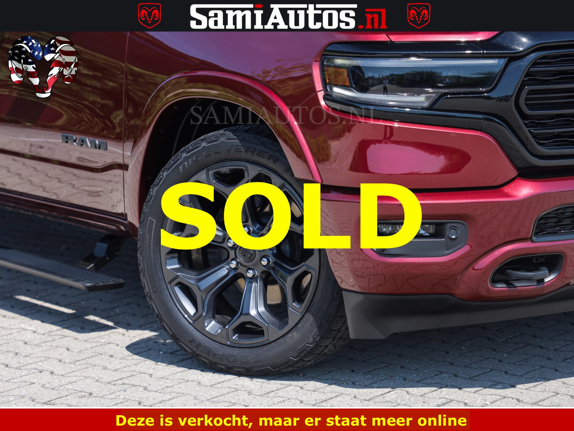 Dodge Ram Pick-Up 2024 - DELMONICO | LIMITED NIGHT 5.7 V8 | BOM VOL | HUD | LUCHTVERING | MEEST LUXE DUBBELE CABINE | 5 PERSOONS | obrázek 9