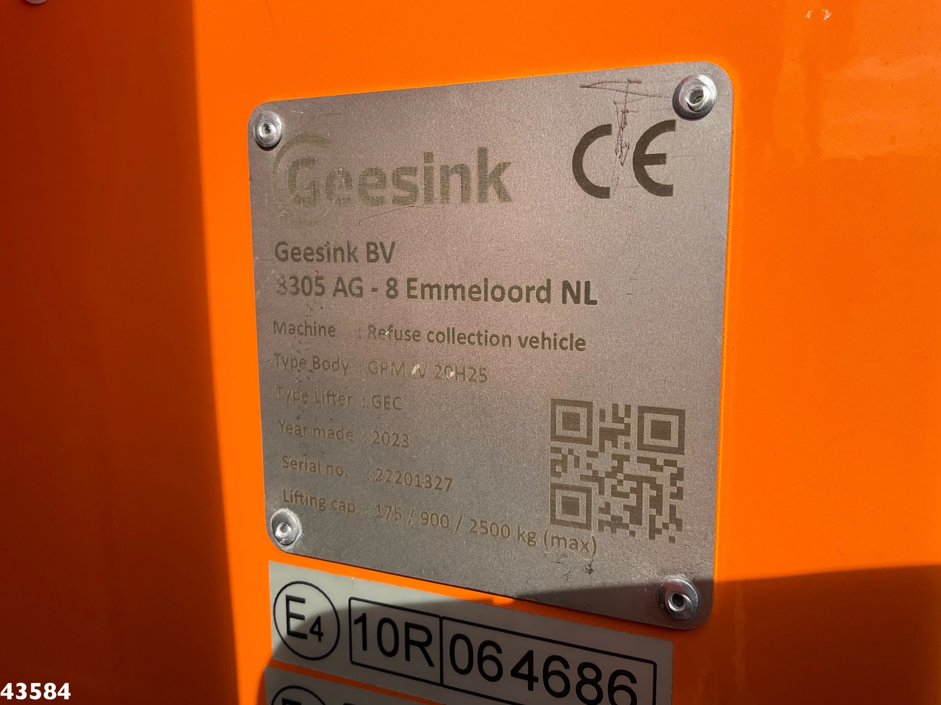 DAF FAG XD 340 Geesink 20m³ GEC Welvaarts weegsysteem 2023 obrázek 22