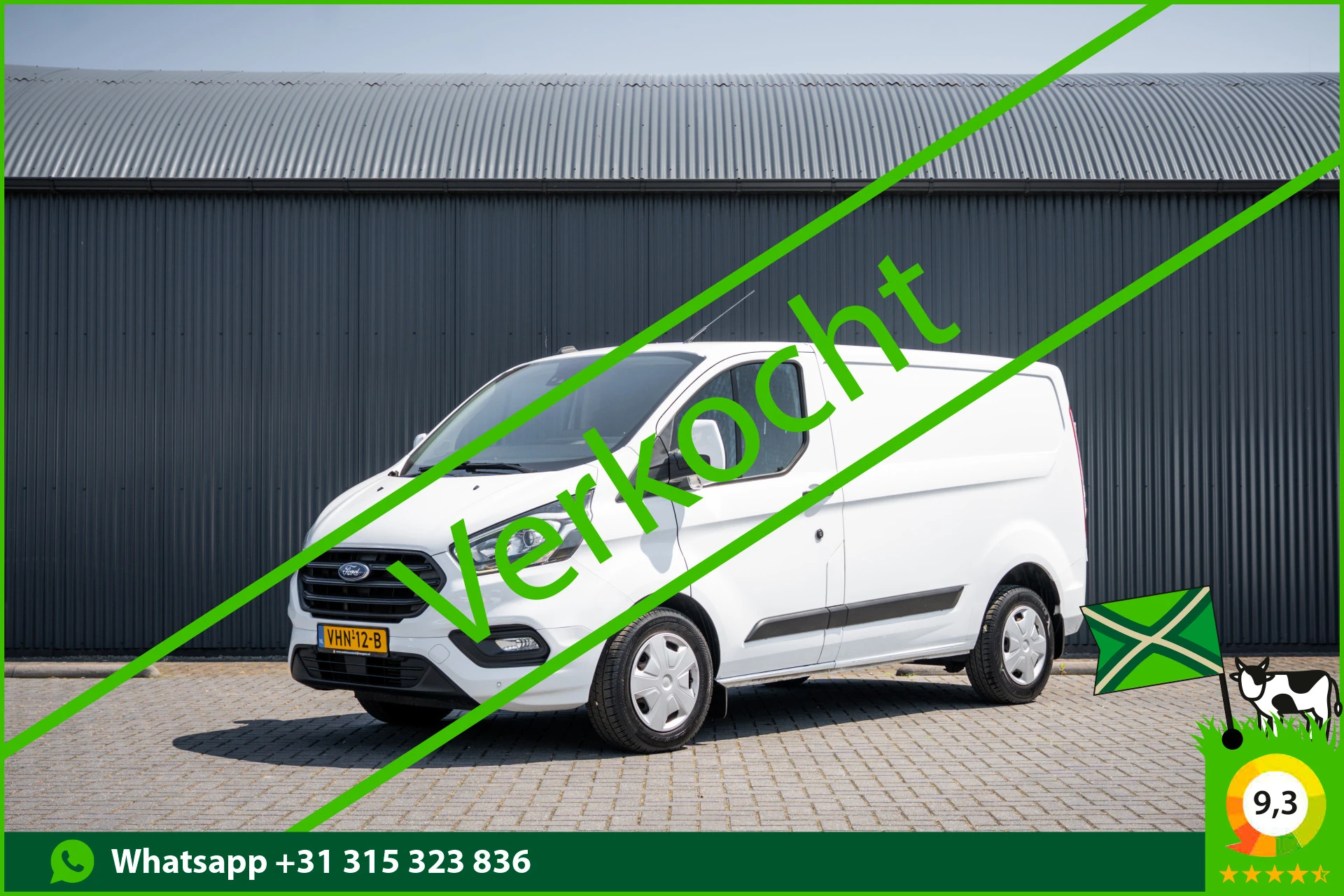 Ford Transit Custom 2020 - 2.0 EcoBlue L1H1 | 3-Zits | Automaat | LED | 1e Eigenaar | Cruise | Camera | PDC | Airco afbeelding 1