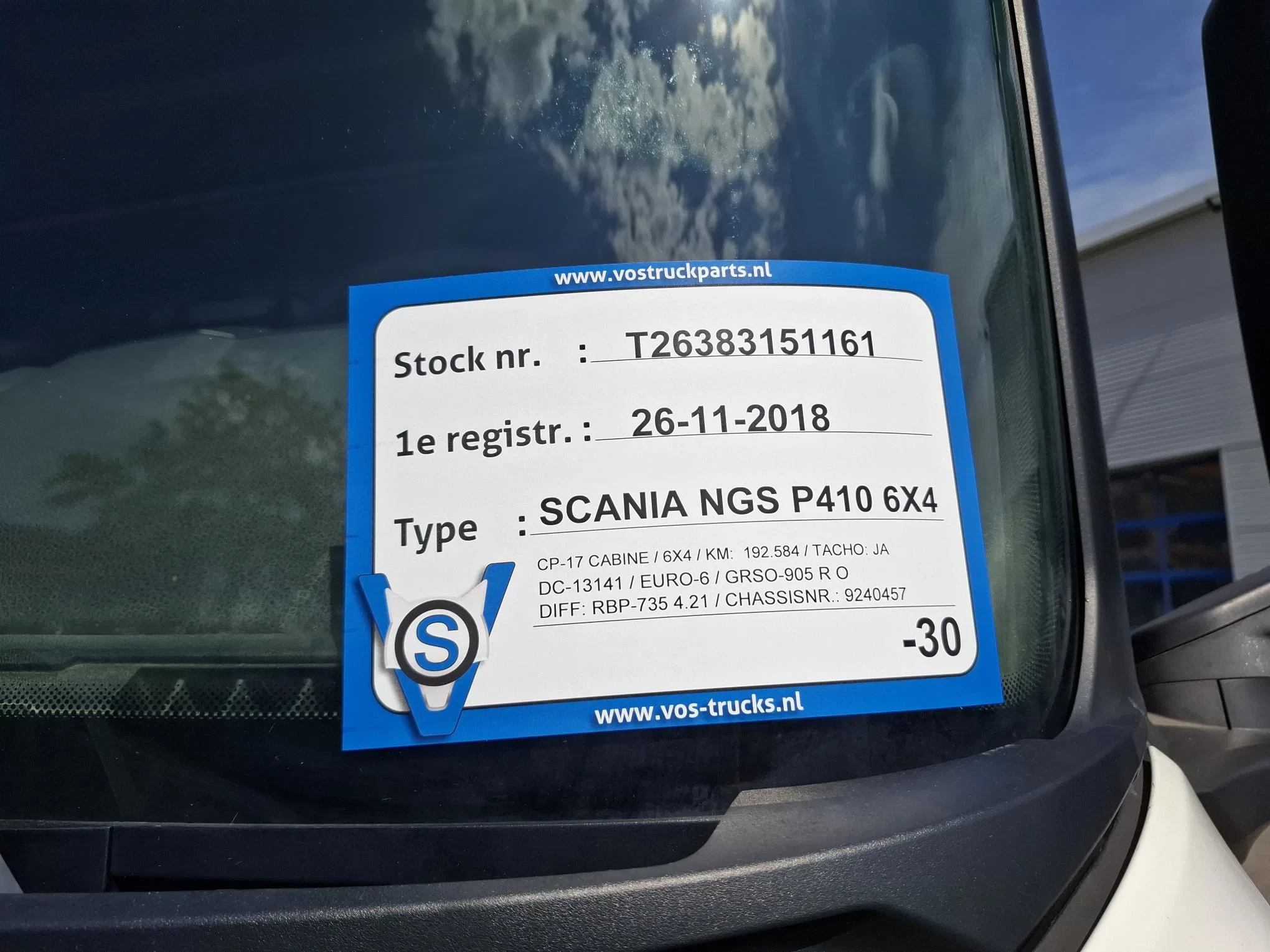 Scania P - NGS XT P410 / 6X4 / RETARDER / ONLY:192584 KM / BIG AXLE / FASSI F215A / REMOTE / ROTATOR / 2SIDE TIPPER / FULL-STEEL / DRUM BRAKES / TUV:01-03-2027 / EURO-6 / 2018 afbeelding 63