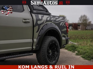 Dodge Ram Pick-Up 2018 - FORD F150 5.0 V8 4X4 | MAT OLIVE GREEN | BIJTELLING VRIJ | ZEER DIK | CAMERA | 3500KG | PANORAMA | LEDER | GO RHINO ROLLBAR | immagine 54