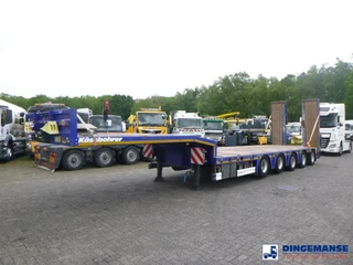 Kässbohrer 5-axle semi-lowbed trailer 84 t + ramps 2019 te koop