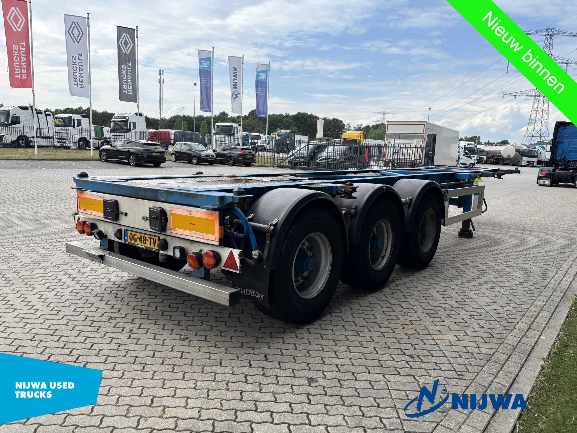 Van Hool 3B 0021 20-30 FT Container 1994 afbeelding 3