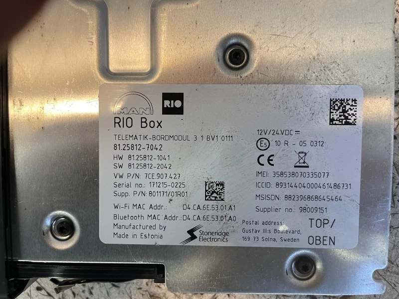 MAN - 81.25812-7042 RIOBOX TELEMATIC obrázek 2