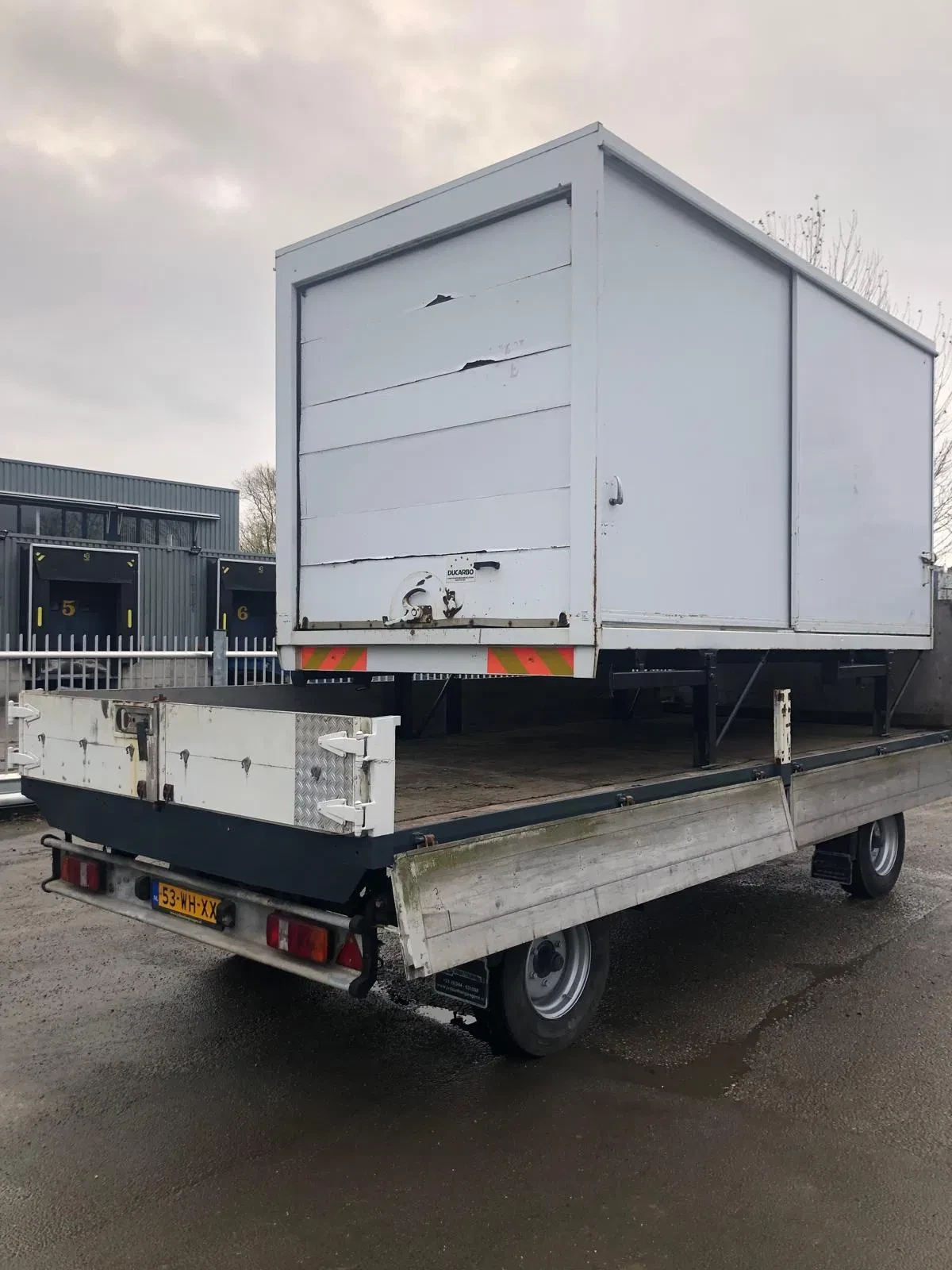 Gerblinger 2003 - GA450 2 As Vrachtwagen Aanhangwagen Open, 53-WH-XX afbeelding 7
