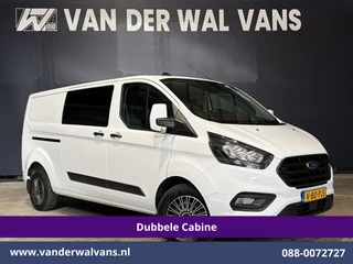 Ford Transit Custom 2023 - 2.0 TDCI 131pk L2H1 Dubbele Cabine Euro6 Airco | 6-Zits | Cruisecontrol | 2550kg Trekhaak afbeelding 1 miniatuur