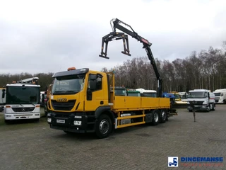 Iveco Stralis 2015 - 310 6x2 Euro 6 + Atlas 129.3V A11 crane en venta
