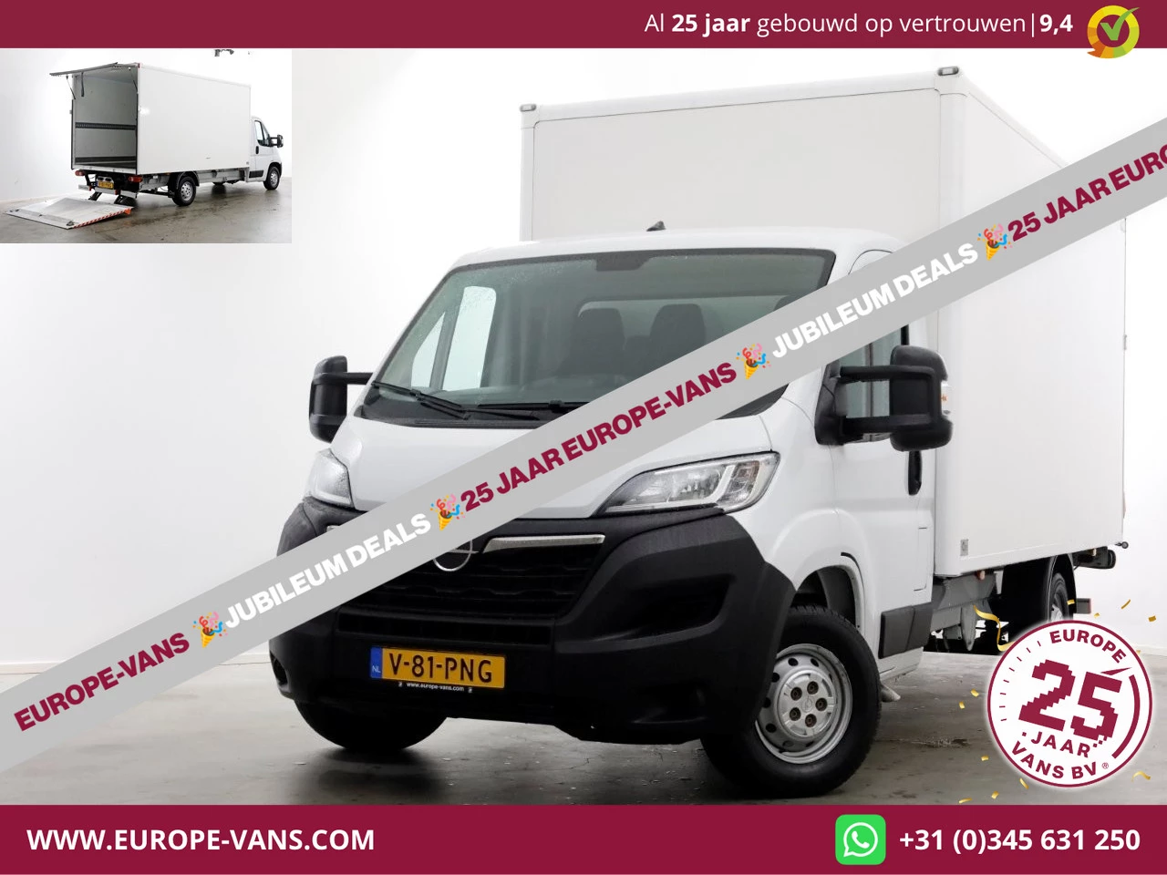Opel Movano 2024 - 2.2D 140pk Bakwagen met laadklep 1.060kg laadvermogen 06-2024 obrázek 1